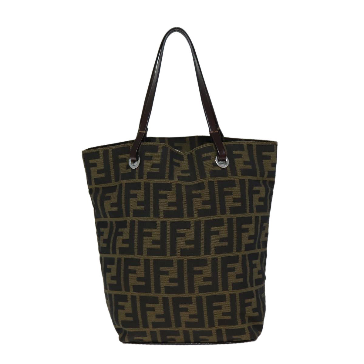 Fendi Zucca Multicolour Canvas Hand Bag