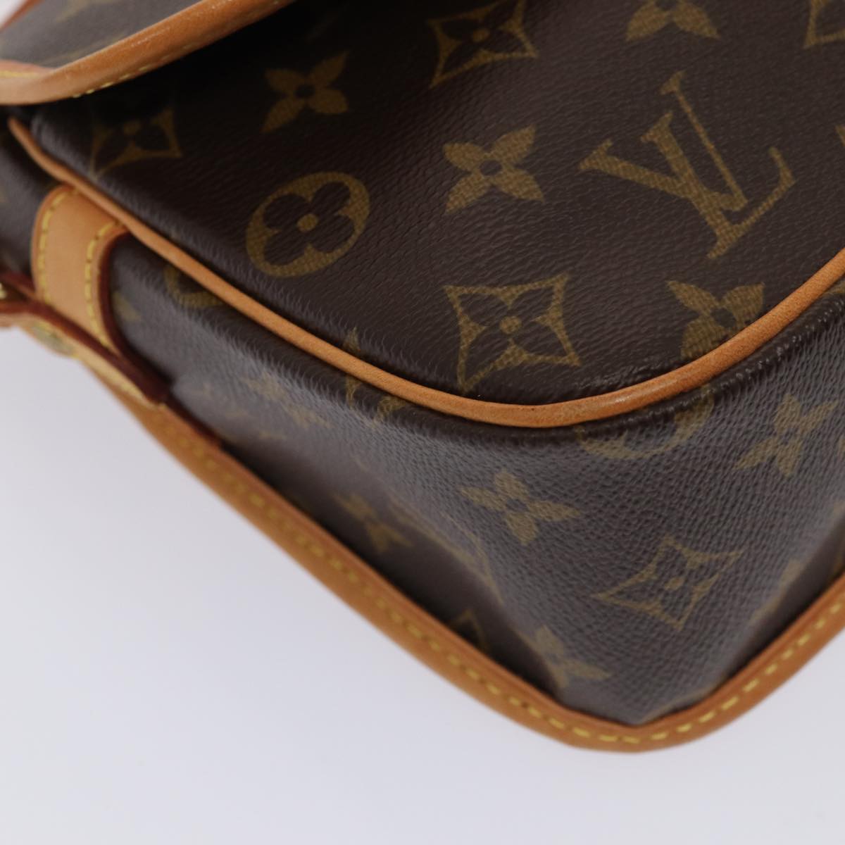 Louis Vuitton Sologne Brown Canvas Shoulder Bag