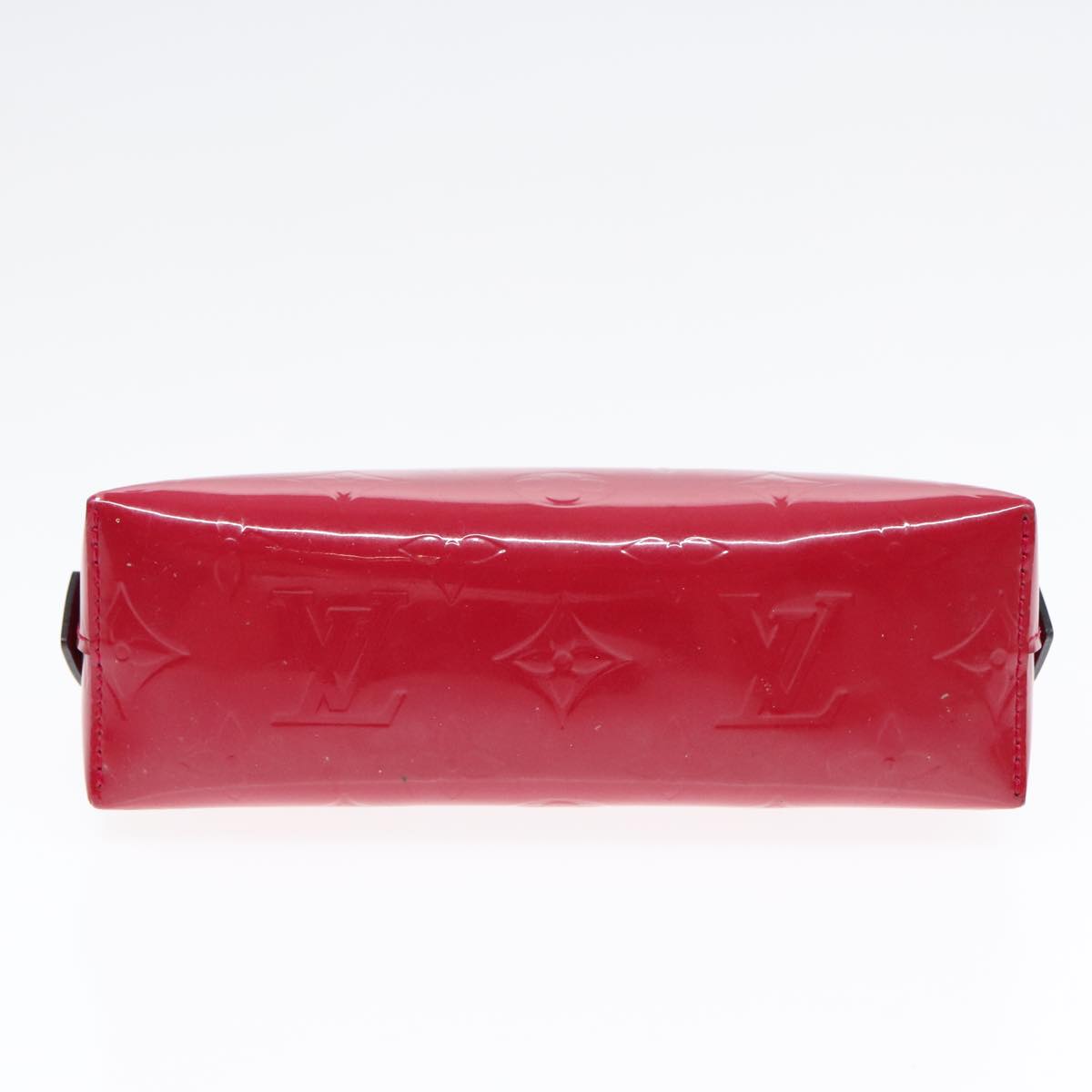 Louis Vuitton Cosmetic Pouch Red Patent Leather Clutch Bag