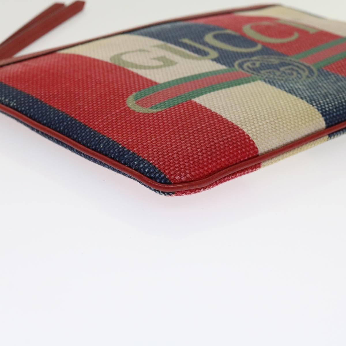 Gucci Multicolour Canvas Clutch Bag