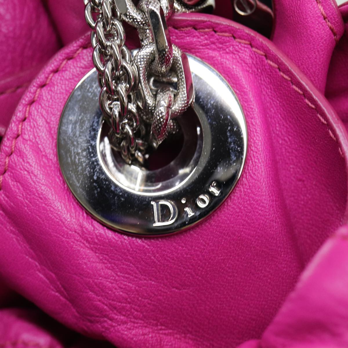 Dior Le Trente Pink Leather Hand Bag