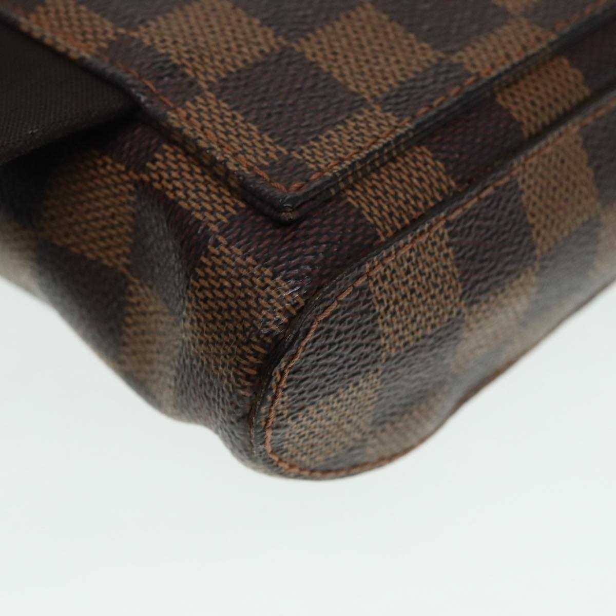 Louis Vuitton Geronimos Brown Canvas Shoulder Bag