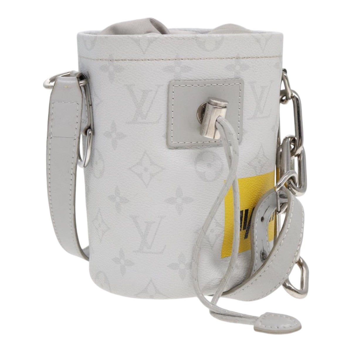 Louis Vuitton Chalk Nano White Leather Shoulder Bag