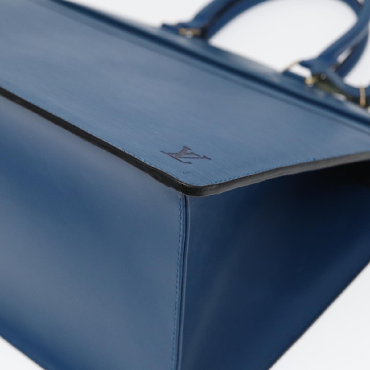 Louis Vuitton Riviera Blue Leather Hand Bag