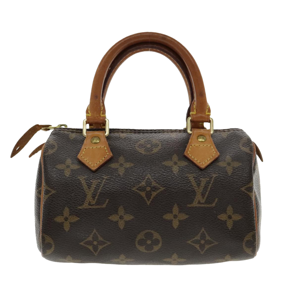 Louis Vuitton Mini speedy Brown Canvas Hand Bag