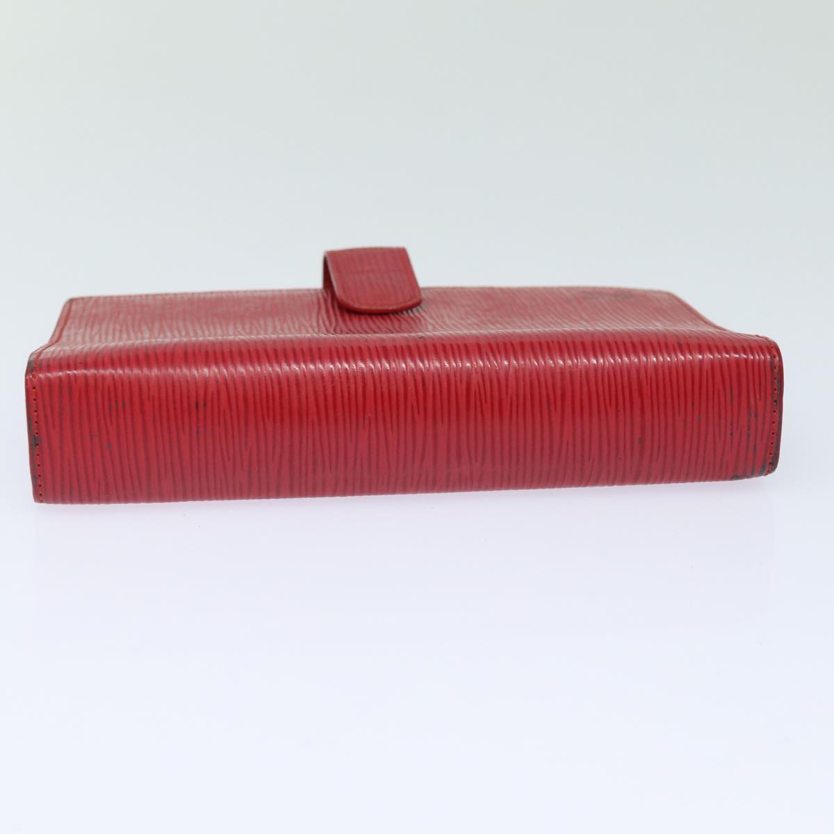 Louis Vuitton Agenda MM Red Leather Wallet Accessories