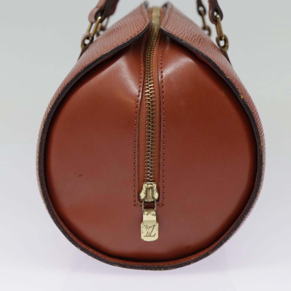 Louis Vuitton Soufflot Brown Leather Hand Bag