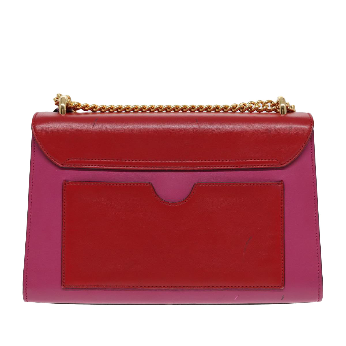 Gucci Padlock Red Leather Shoulder Bag