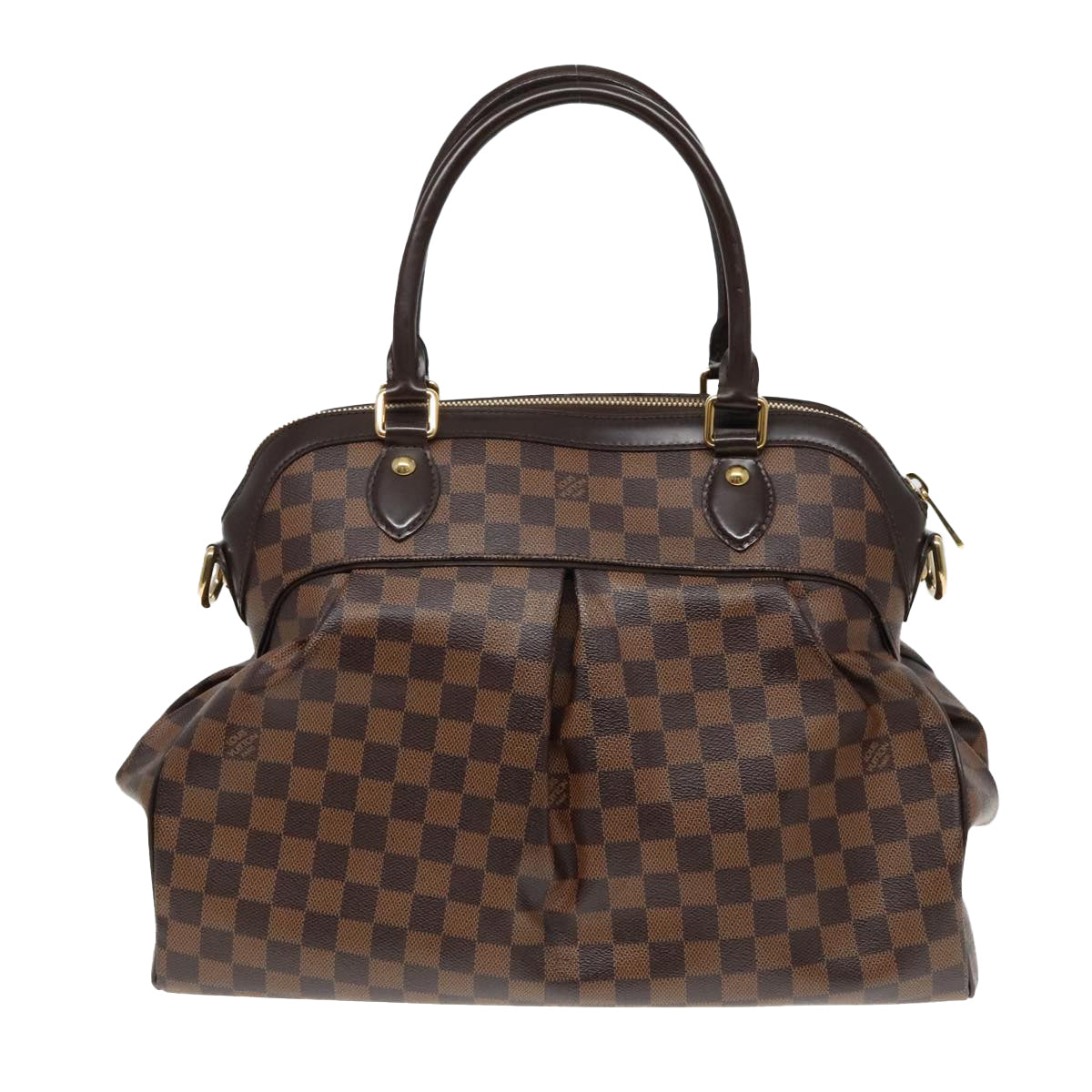 Louis Vuitton Trevi Brown Canvas Hand Bag