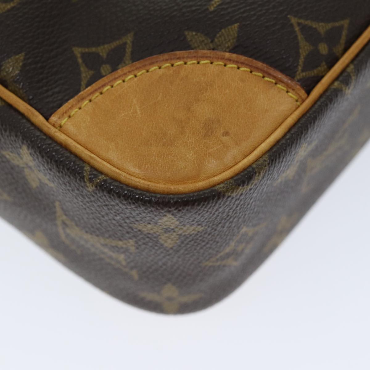 Louis Vuitton Compiegne 28 Brown Canvas Clutch Bag