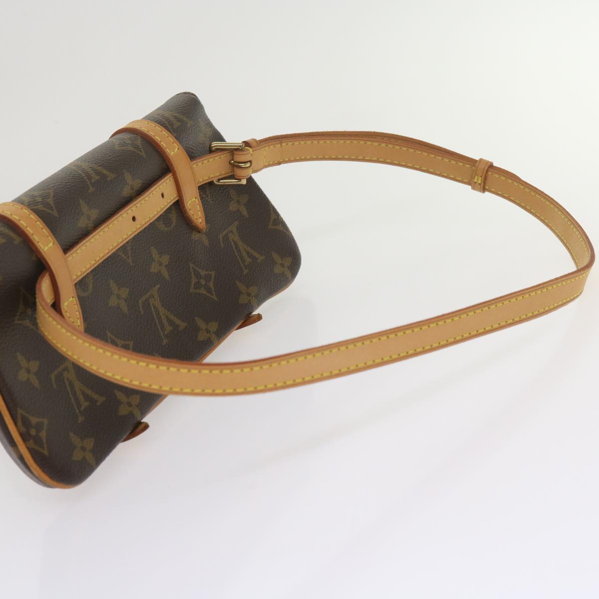 Louis Vuitton Marelle Brown Canvas Shoulder Bag