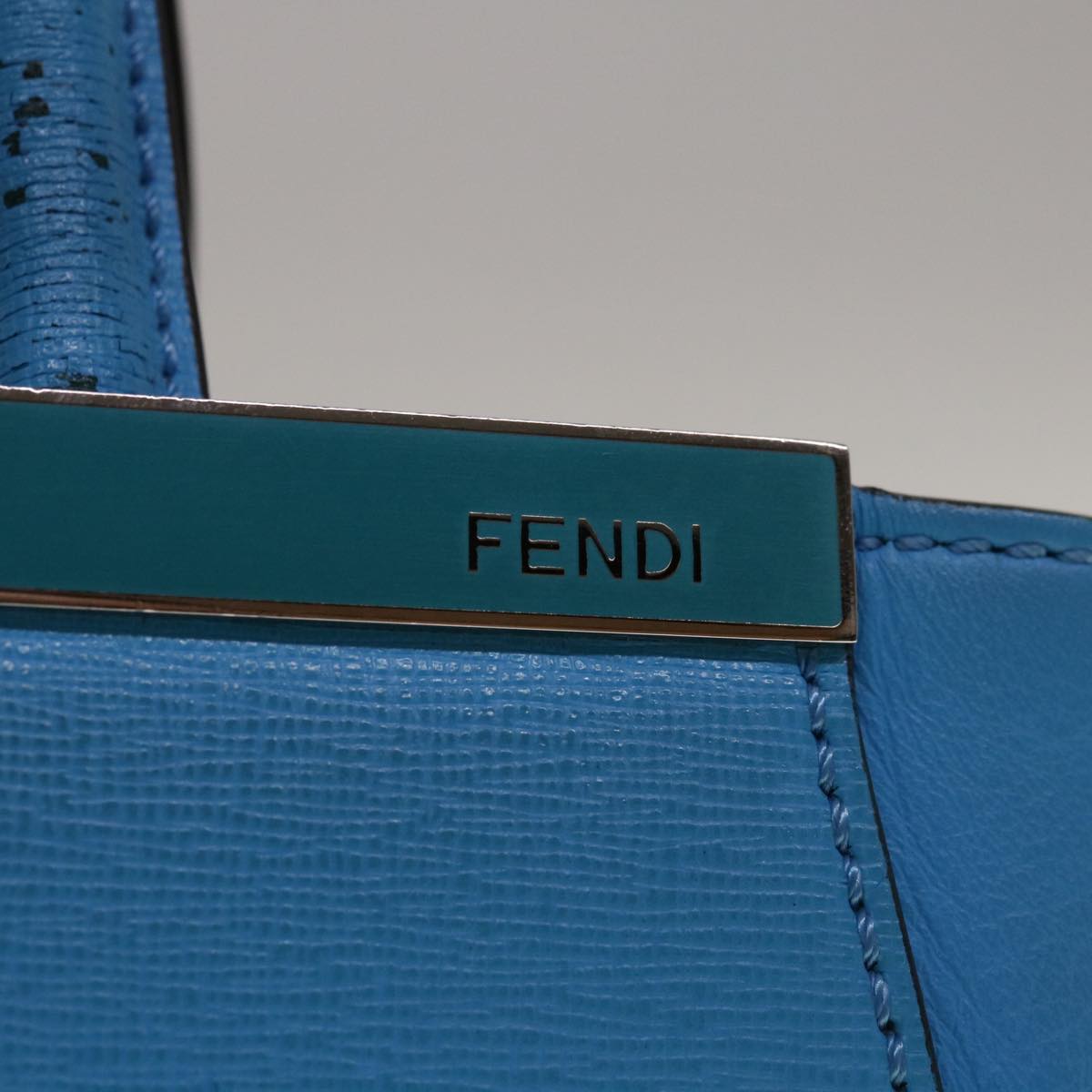 Fendi 2Jours Black Leather Hand Bag