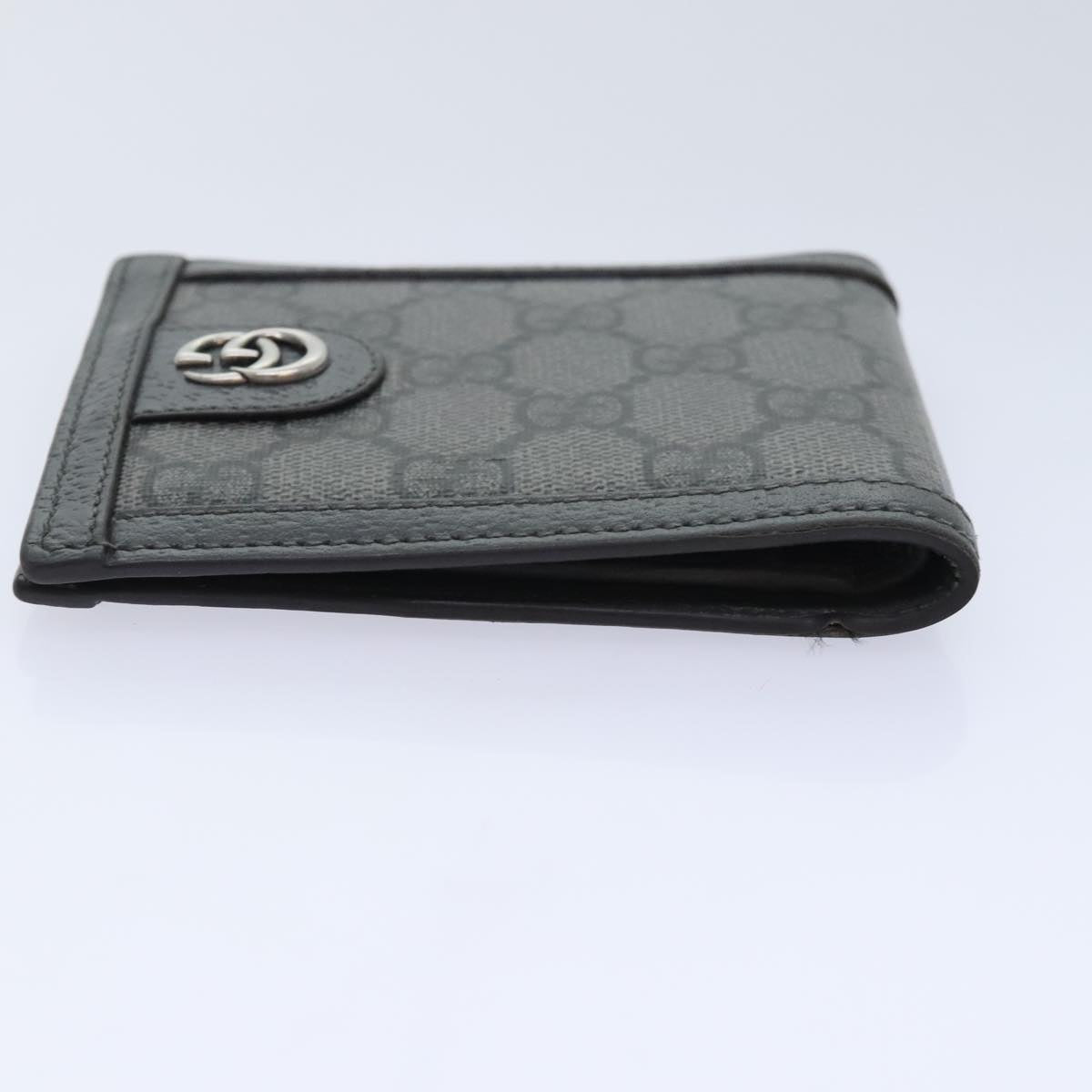 Gucci Ophidia Grey Canvas Wallet Accessories