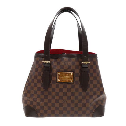 Louis Vuitton Hampstead Brown Canvas Tote Bag