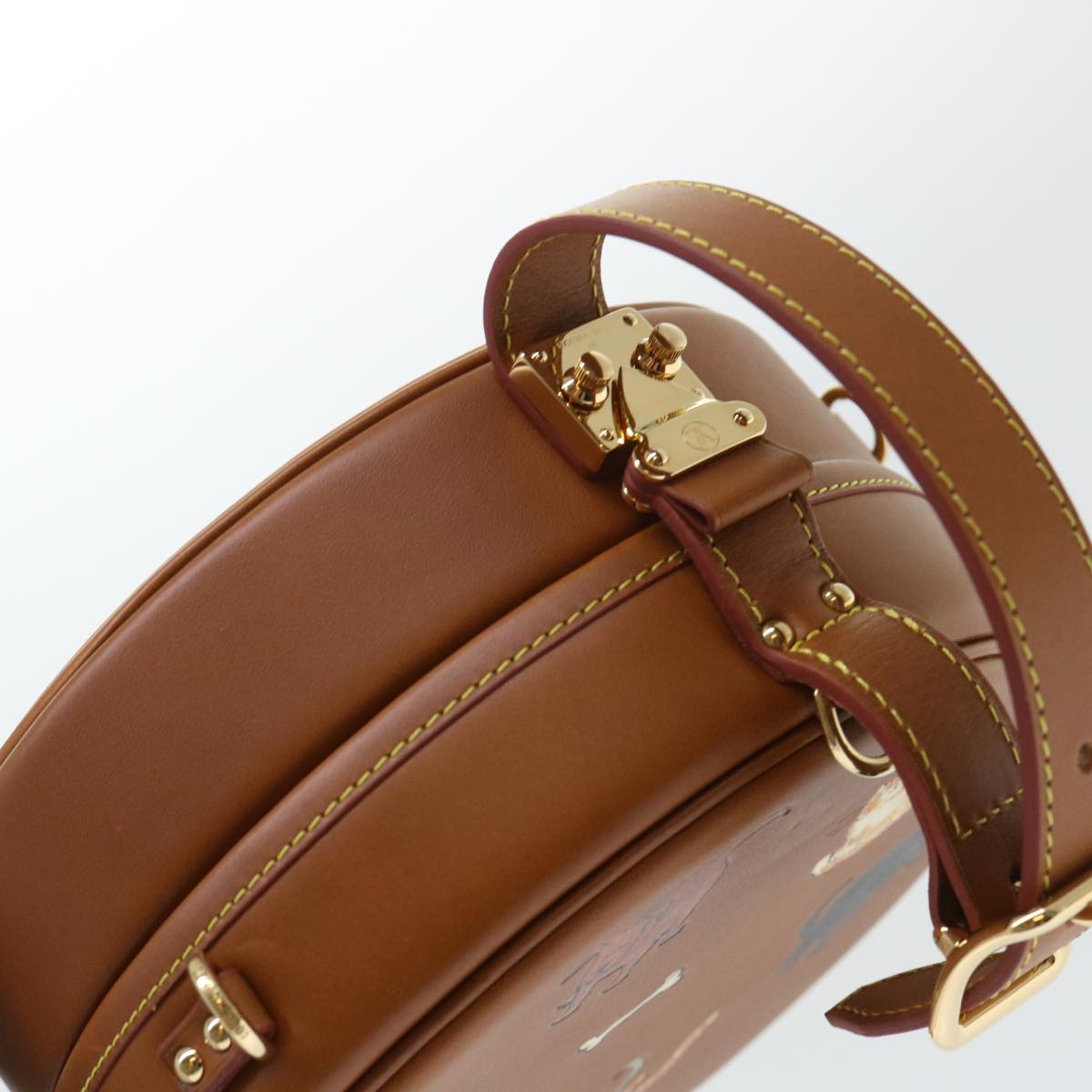 Louis Vuitton Brown Leather Shoulder Bag