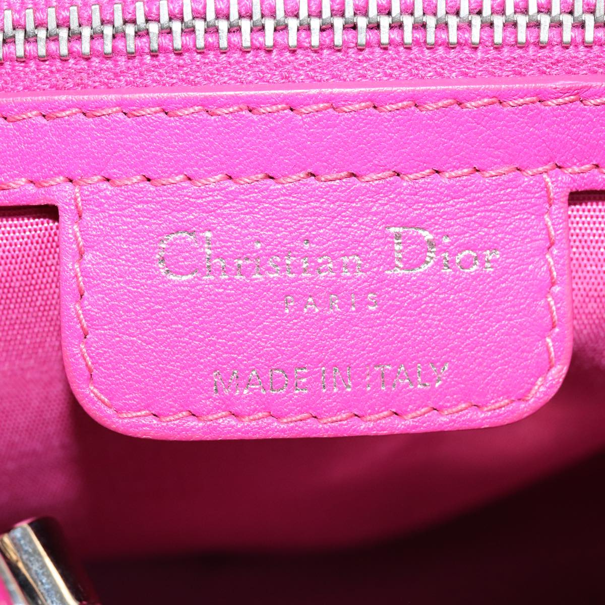 Dior Le Trente Pink Leather Hand Bag