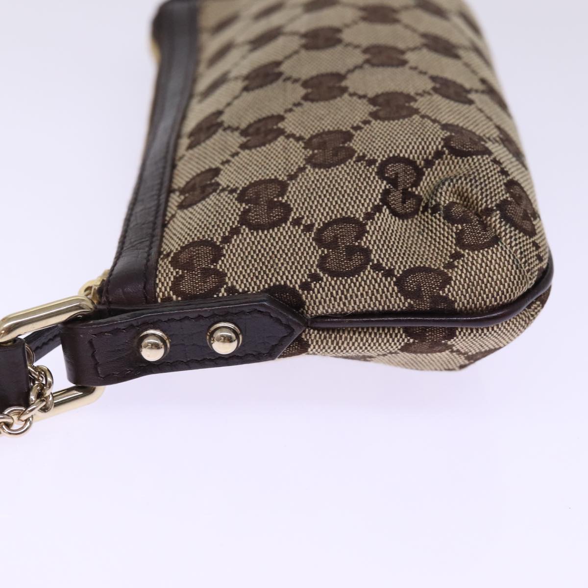 Gucci GG canvas Beige Canvas Clutch Bag