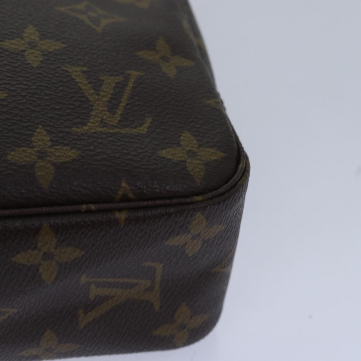 Louis Vuitton Trousse de Toilette Black Canvas Clutch Bag