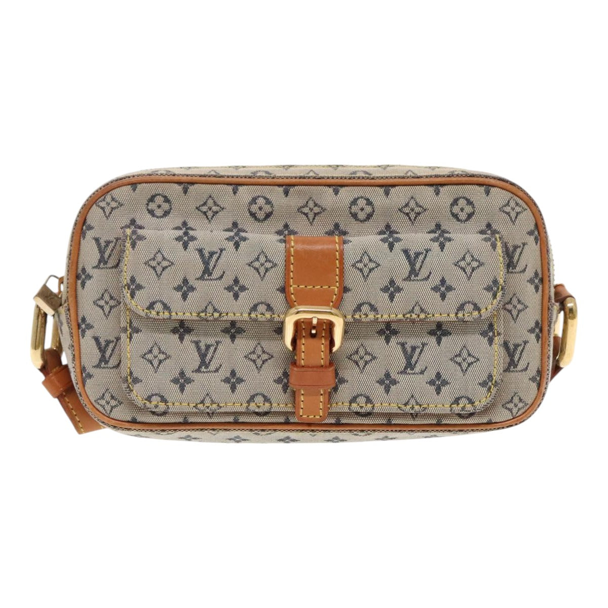 Louis Vuitton Juliette Blue Canvas Shoulder Bag