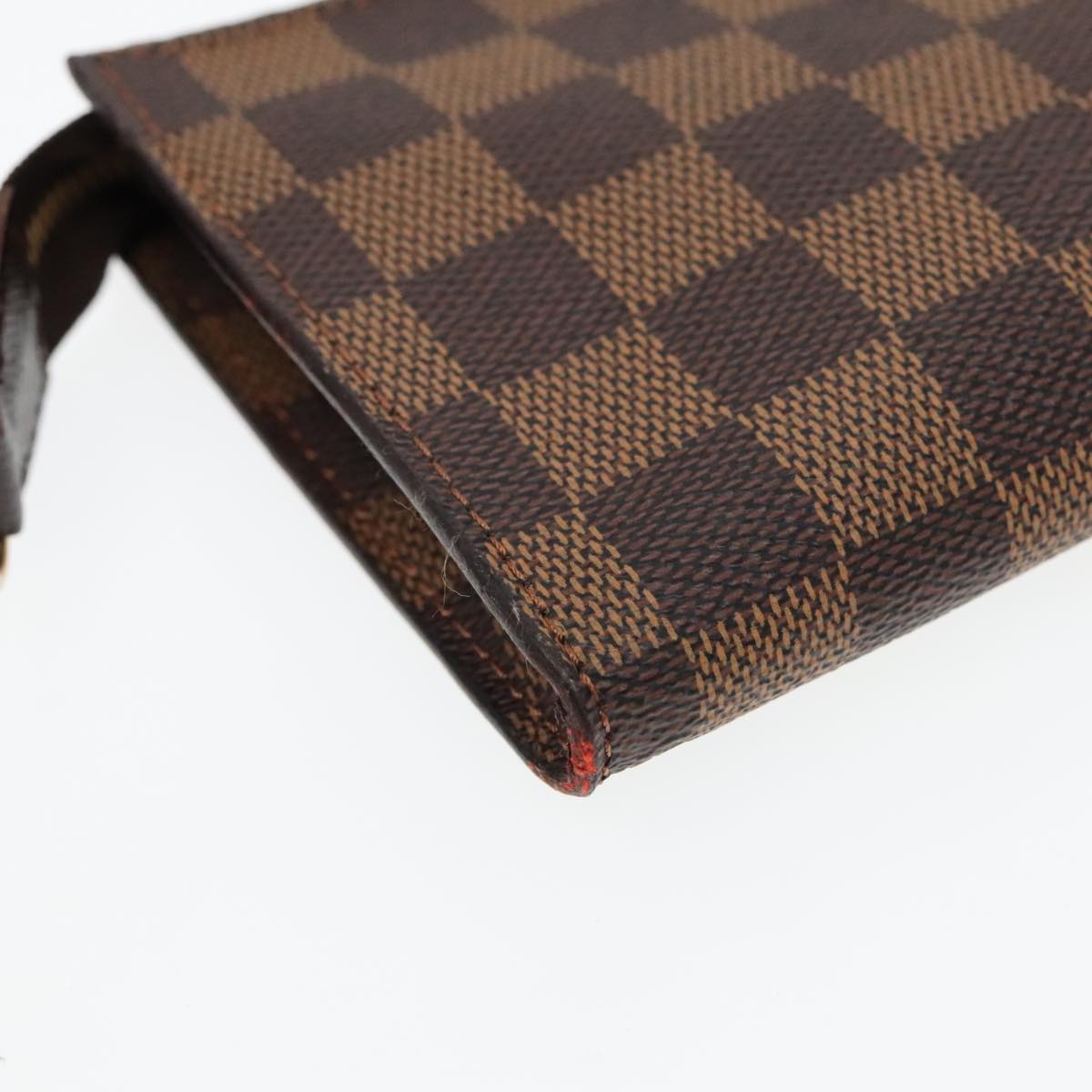 Louis Vuitton Trousse de Toilette 18 Brown Canvas Clutch Bag