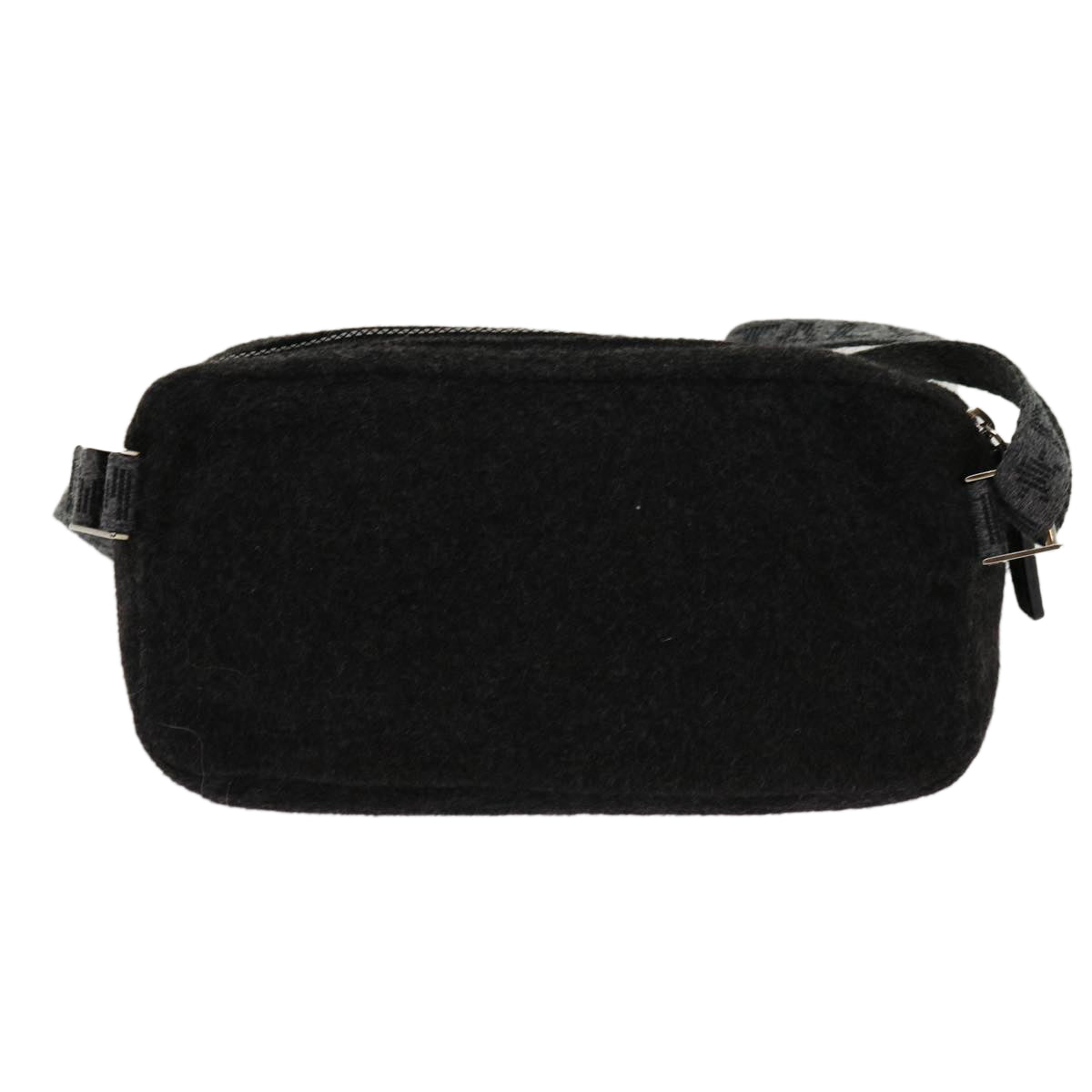 Fendi Grey Wool Shoulder Bag