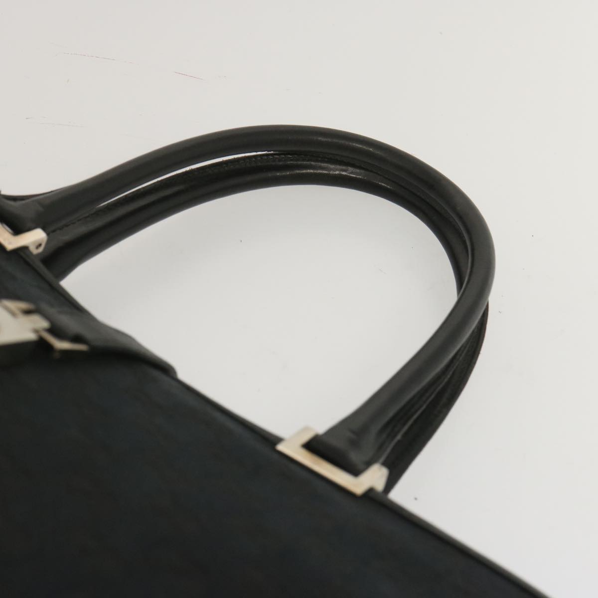 Gucci Jackie Black Canvas Hand Bag