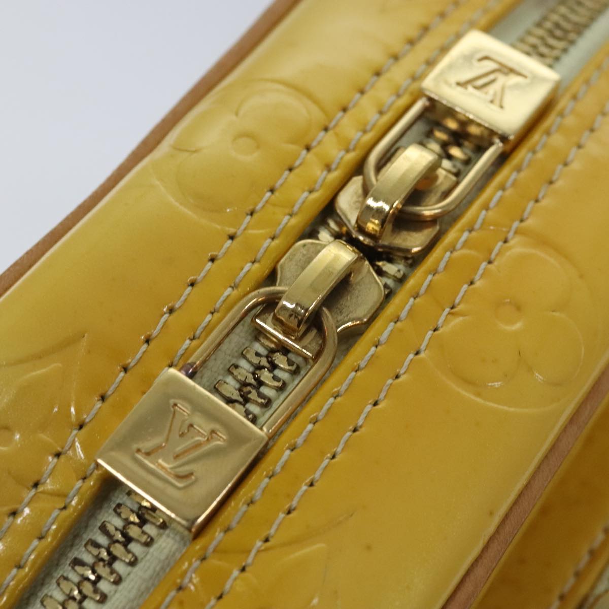 Louis Vuitton Wooster Yellow Patent Leather Shoulder Bag