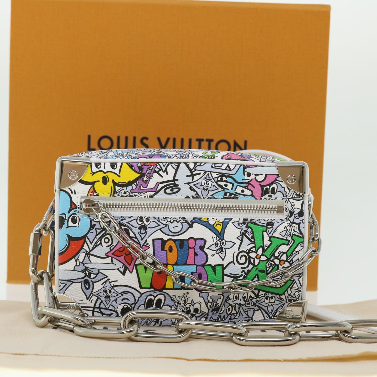 Louis Vuitton Soft Trunk Mini Multicolour Canvas Shoulder Bag