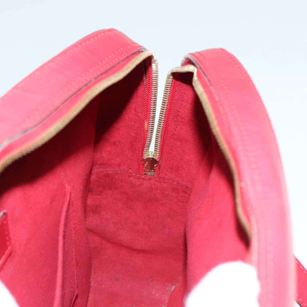 Louis Vuitton Voltaire Red Leather Shoulder Bag