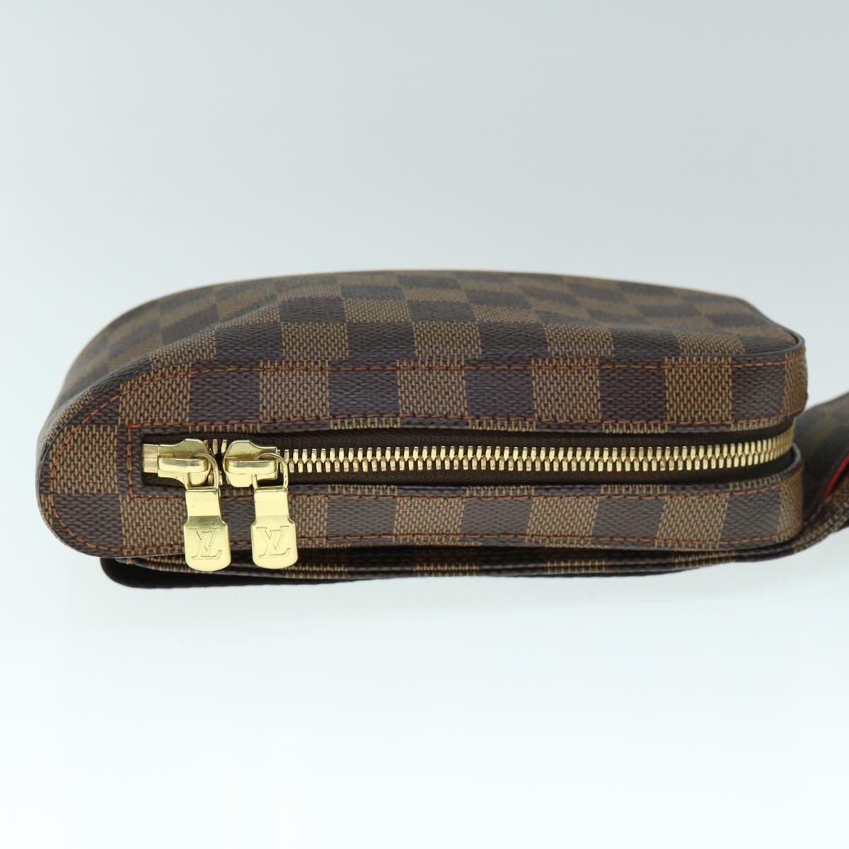 Louis Vuitton Geronimos Brown Canvas Shoulder Bag