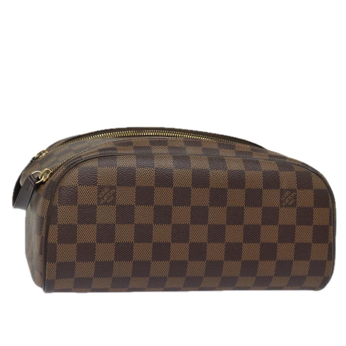 Louis Vuitton Trousse de Toilette Brown Canvas Clutch Bag