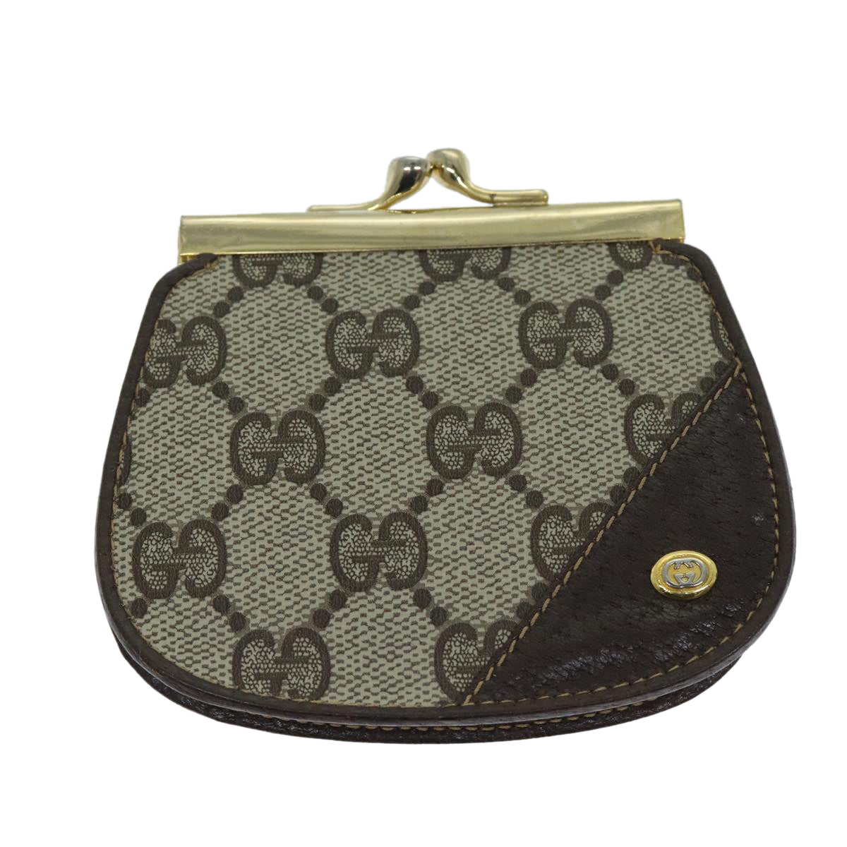 Gucci GG pattern Beige Canvas Wallet Accessories