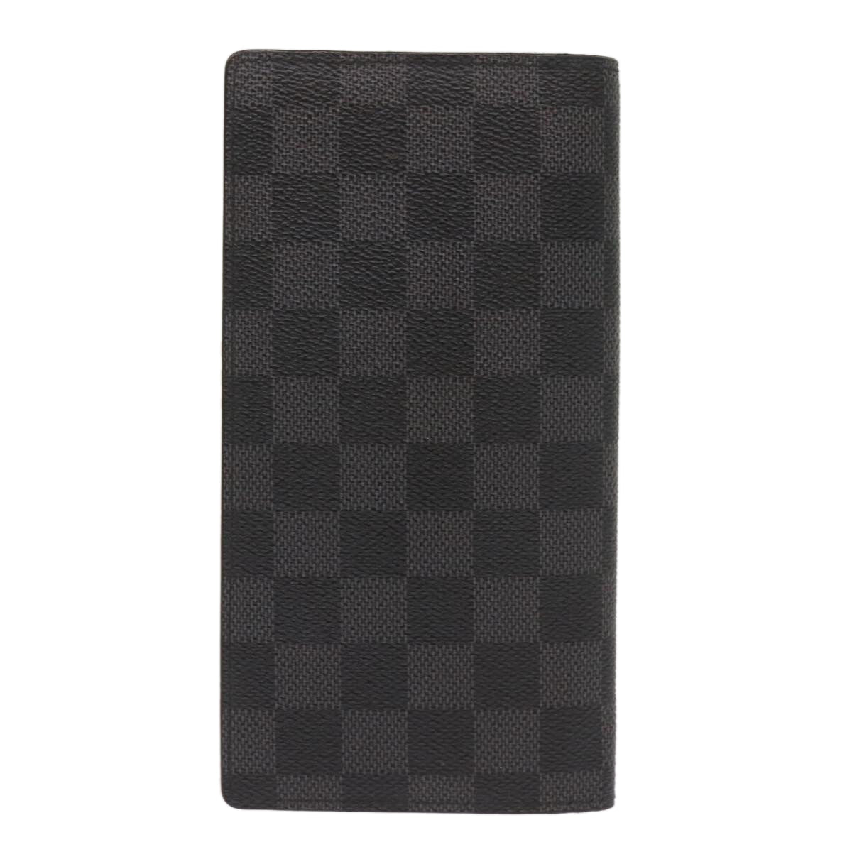 Louis Vuitton Portefeuille Brazza Black Canvas Wallet Accessories