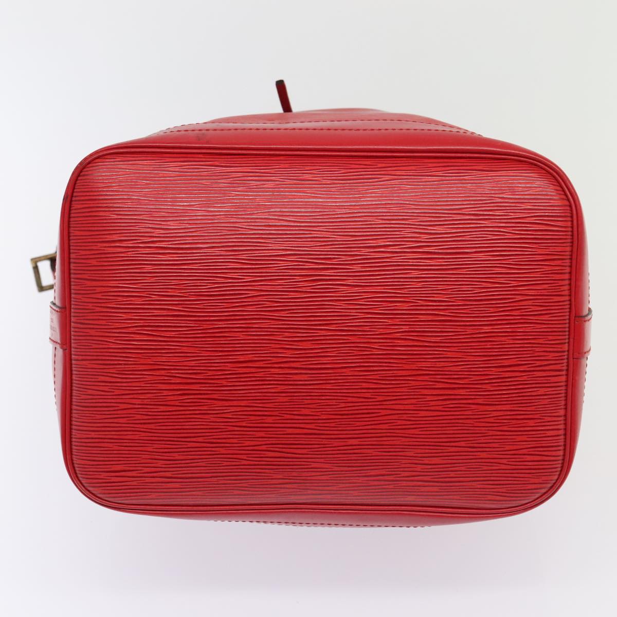 Louis Vuitton Noé Red Leather Shoulder Bag