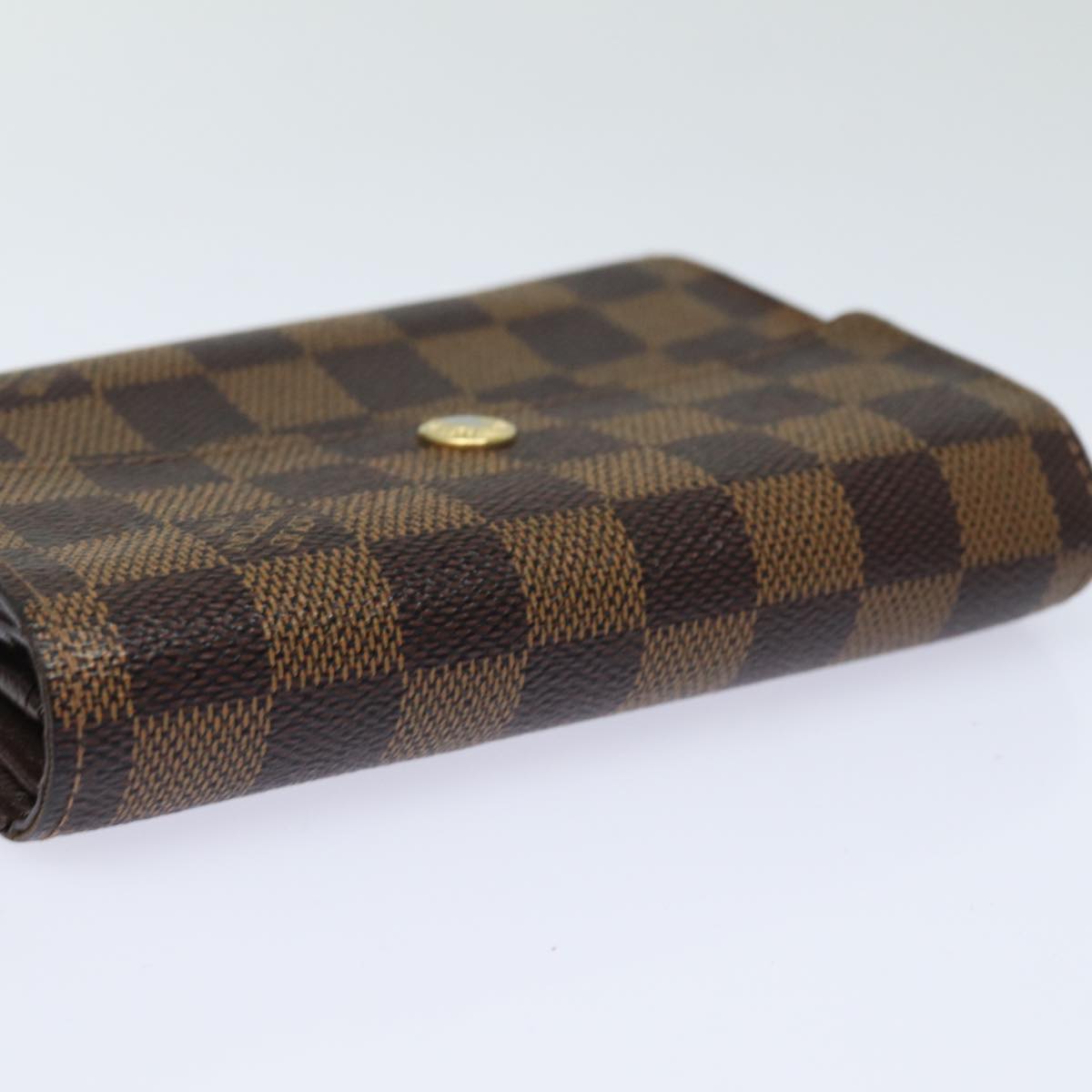 Louis Vuitton Alexandra Brown Canvas Wallet Accessories