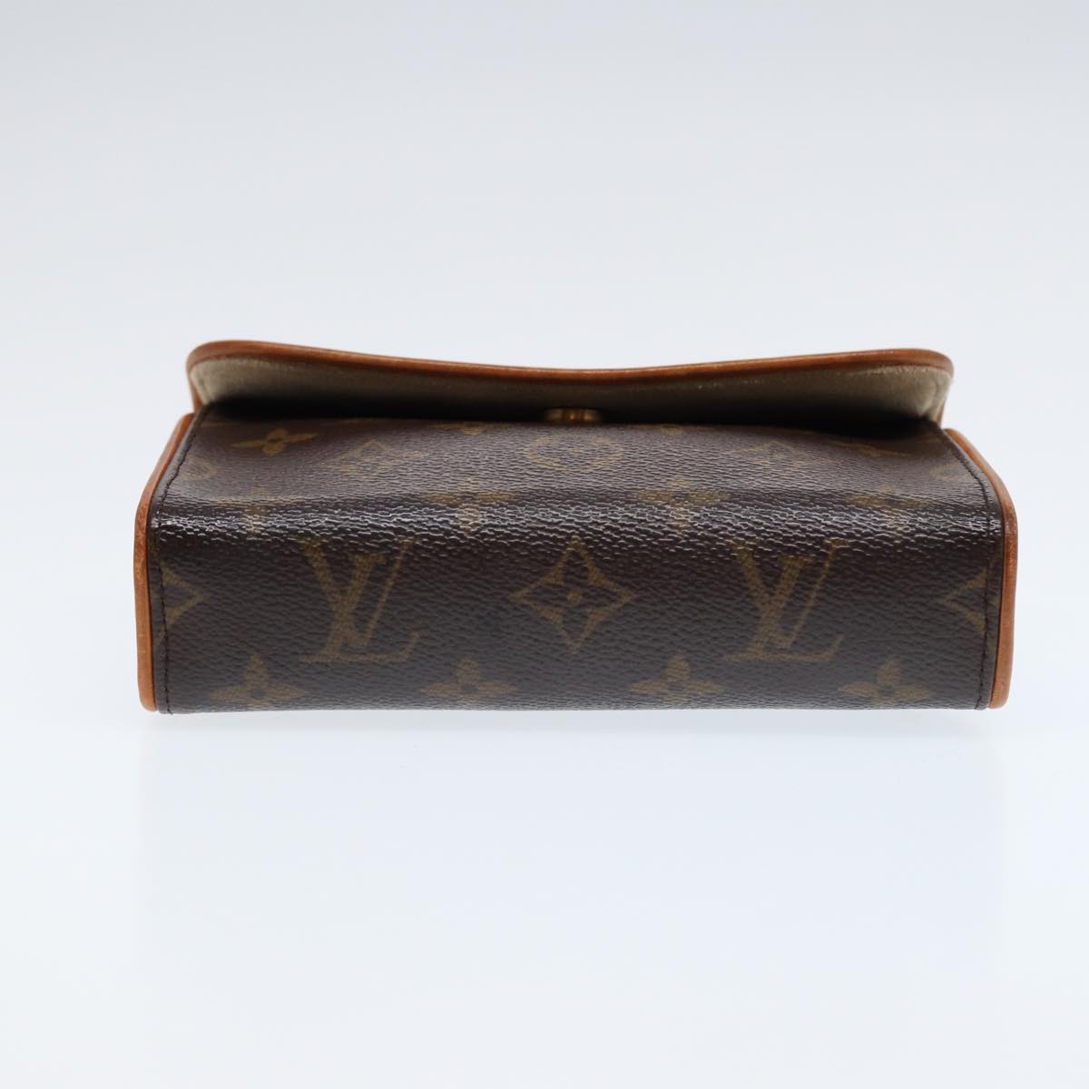 Louis Vuitton Florentine Brown Canvas Clutch Bag