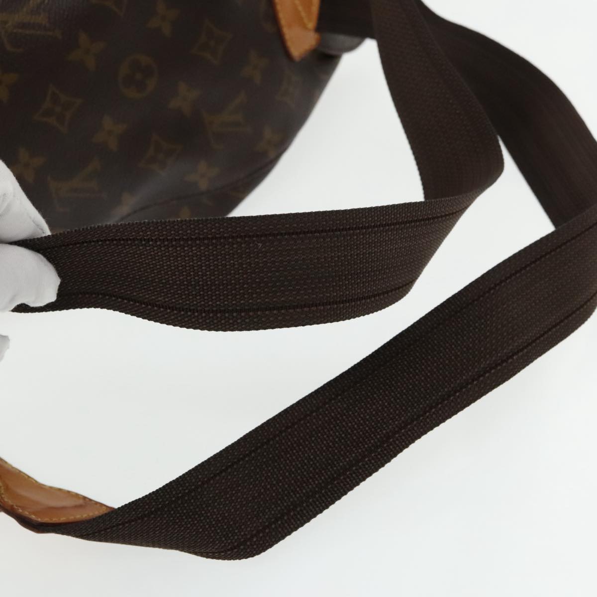 Louis Vuitton Montsouris GM Brown Canvas Backpack Bag