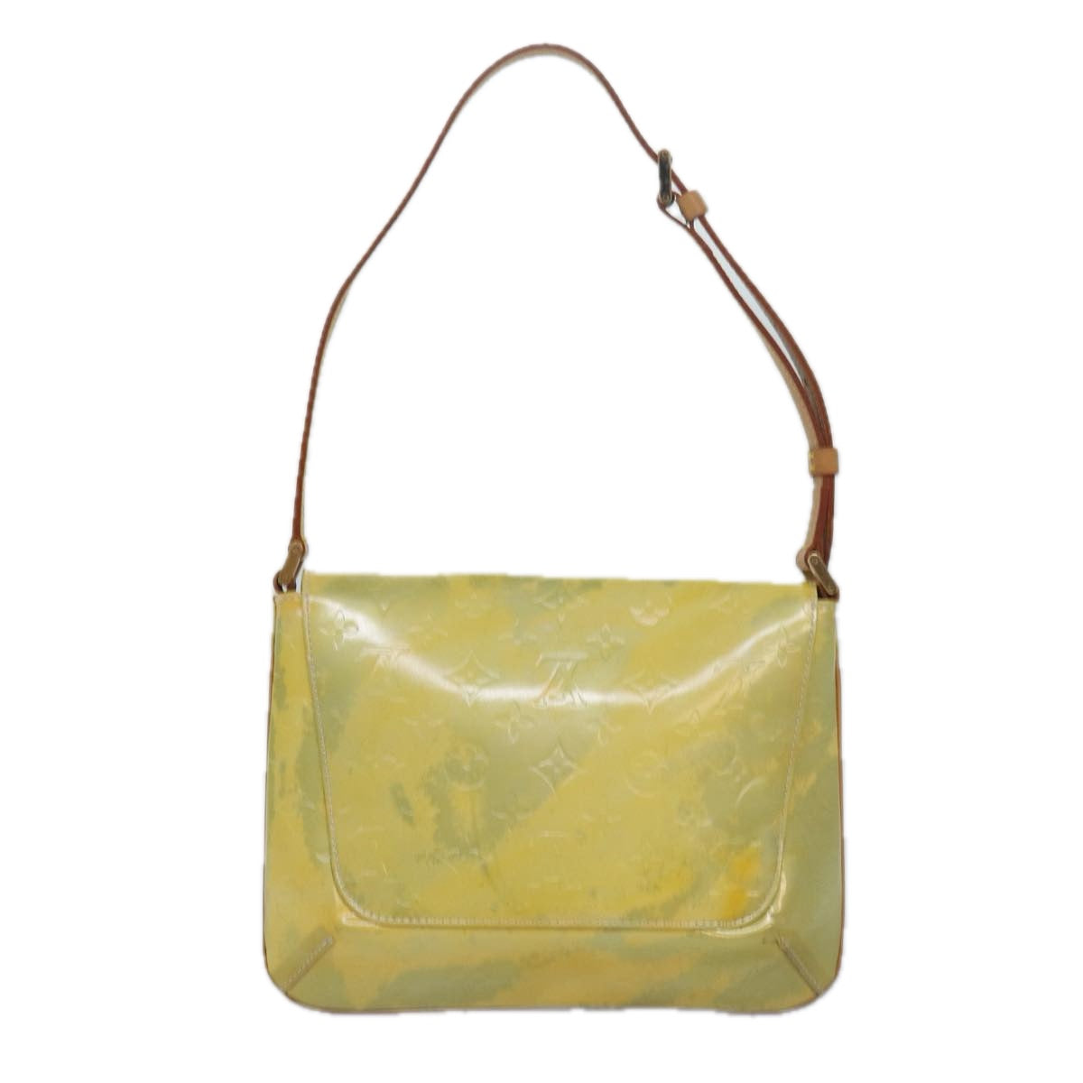 Louis Vuitton Thompson Street Yellow Patent Leather Shoulder Bag