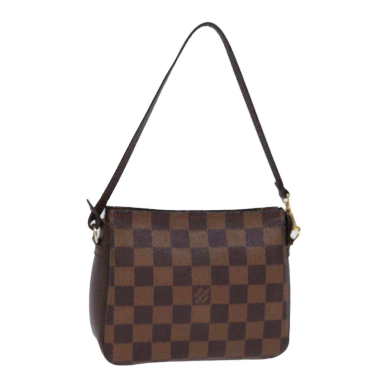 Louis Vuitton Trousse pochette Brown Canvas Clutch Bag