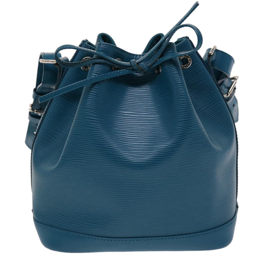 Louis Vuitton Noe Blue Leather Shoulder Bag