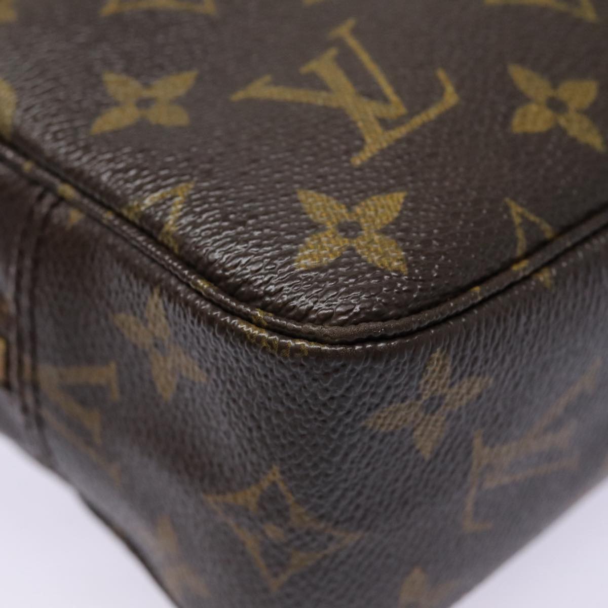 Louis Vuitton Trousse de Toilette Brown Canvas Clutch Bag