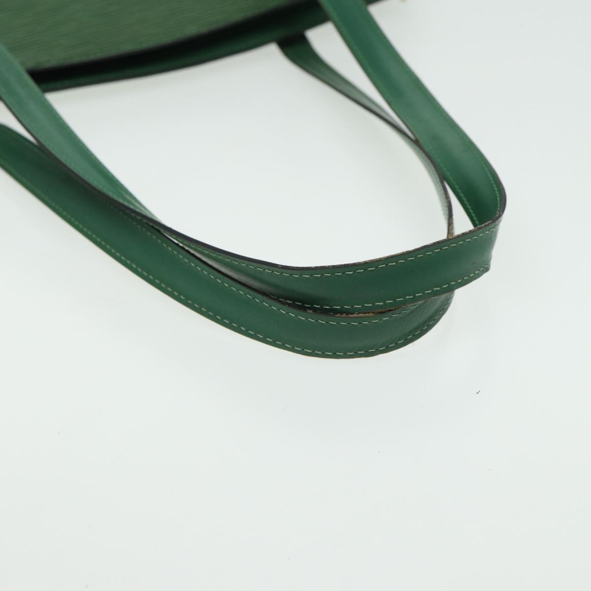 Louis Vuitton Saint Jacques Green Leather Shoulder Bag