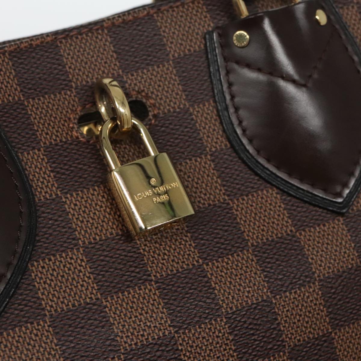 Louis Vuitton Normandy Brown Canvas Hand Bag