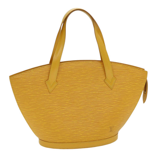 Louis Vuitton Saint Jacques Yellow Leather Hand Bag