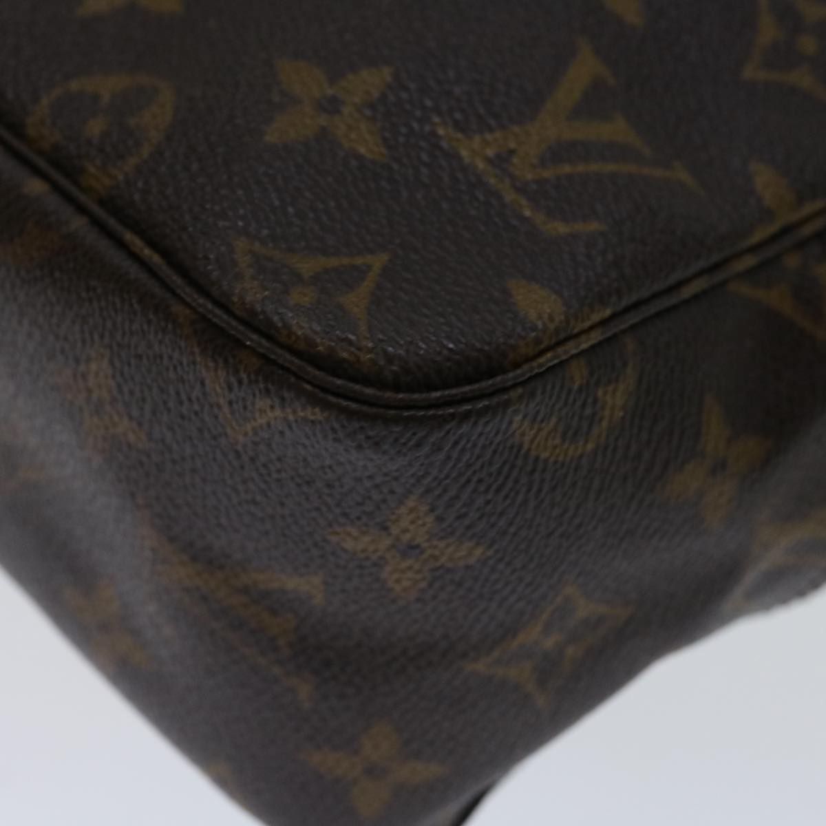 Louis Vuitton Trousse Toilette 28 Brown Canvas Clutch Bag