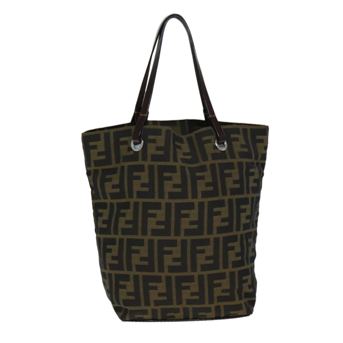 Fendi Zucca Multicolour Canvas Hand Bag