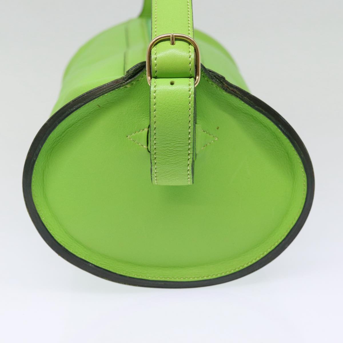 Hermès Green Leather Hand Bag