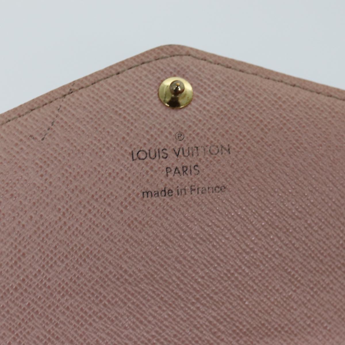 Louis Vuitton Portefeuille Sarah Brown Canvas Wallet Accessories