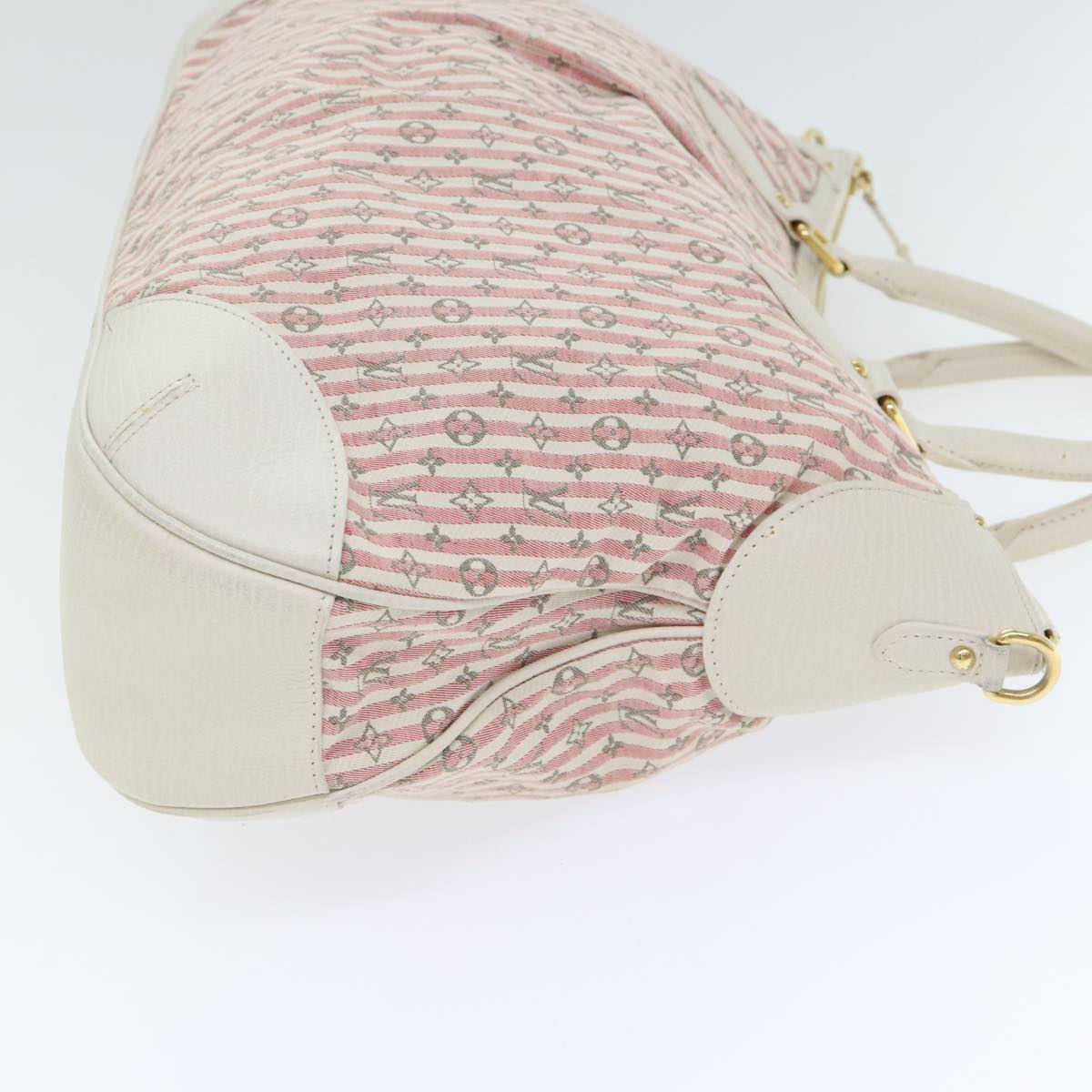 Louis Vuitton Croisette Pink Cotton Hand Bag