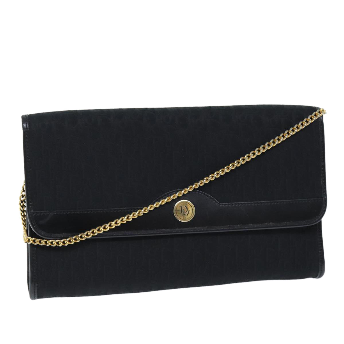 Dior Black Canvas Shoulder Bag